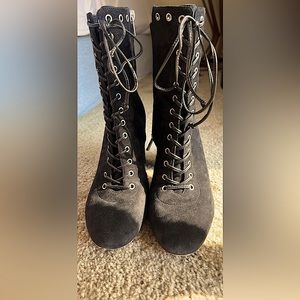 Coach Dean Lace Up Booties